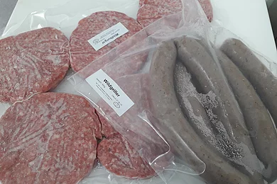 abgepackte Wurst